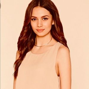 Camel shift dress/ tunic